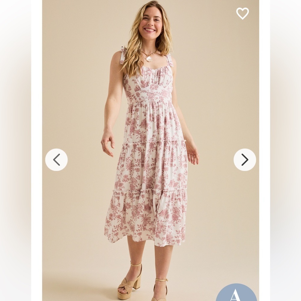 New with tags Altar’d State Faith Floral Midi Dress - Picture 2 of 4